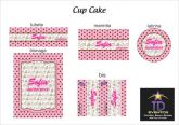 Arte personalizada - Tema: Cup Cake